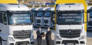 Mercedes-Benz Türk, Deniz Nakliyat’a 34 Yeni Araç Teslimatı Gerçekleşti.
