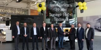 Astor Turizm, 10 Adet Travego 16 2+1 Siparişinin İlk 5 Aracını Teslim Aldı